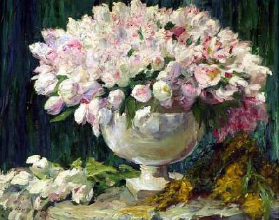 George Mosson Tulpen in einer Vase oil painting image